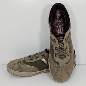 Keds Slip-on Suede-like Fabric Sneakers 8.5